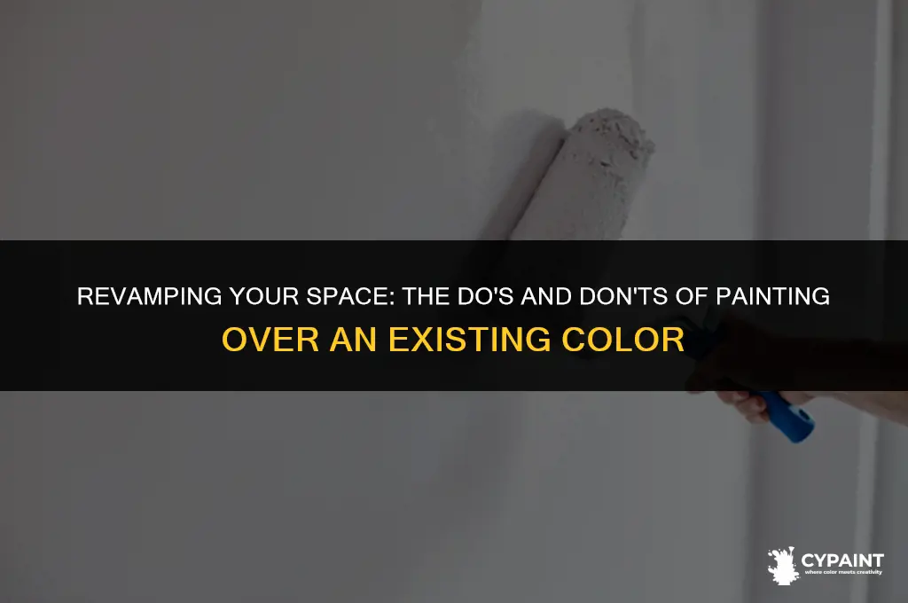 can you paint over an already painted room