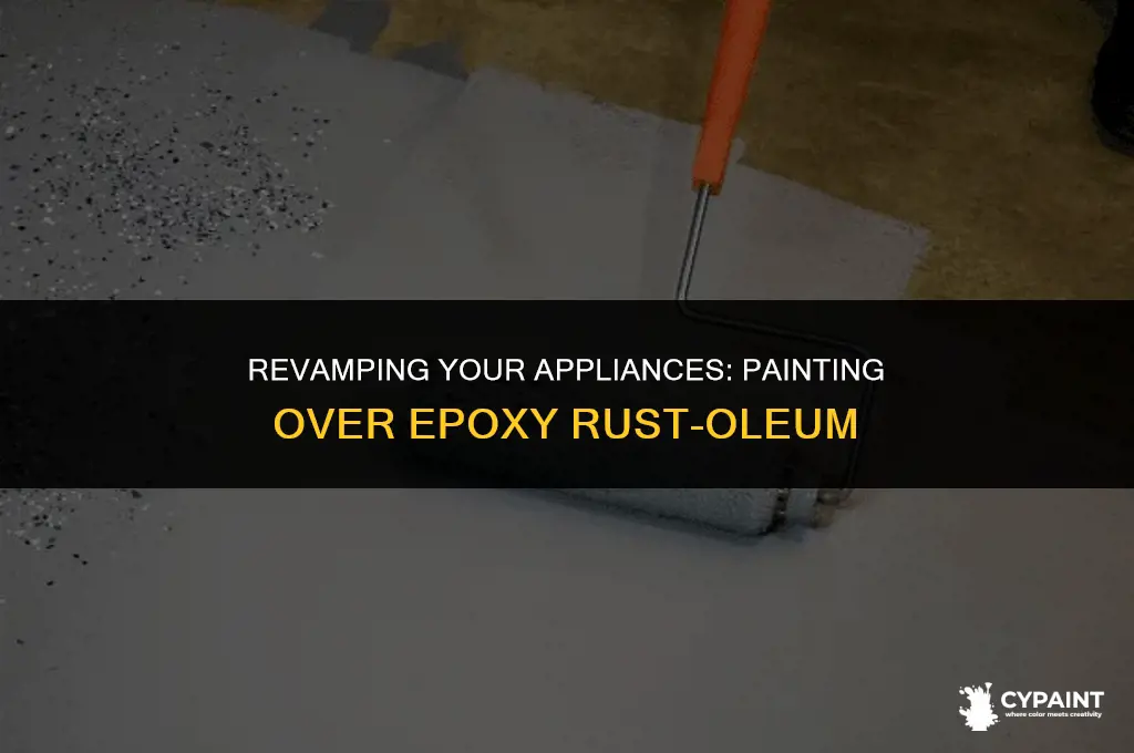 can you paint over appliance epoxy rust-oleum
