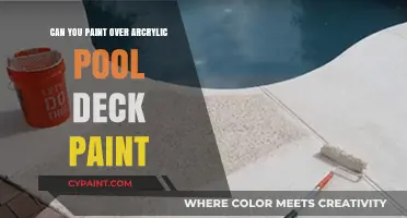 Revamping Your Pool Deck: Can You Paint Over Acrylic?