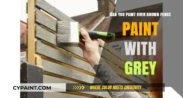 Transform Your Brown Fence to Grey: Can You Paint Over?