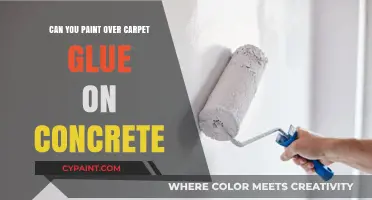Reviving Concrete Surfaces: Painting Over Carpet Glue