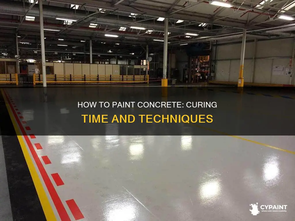 can you paint over concrete before it fully cures