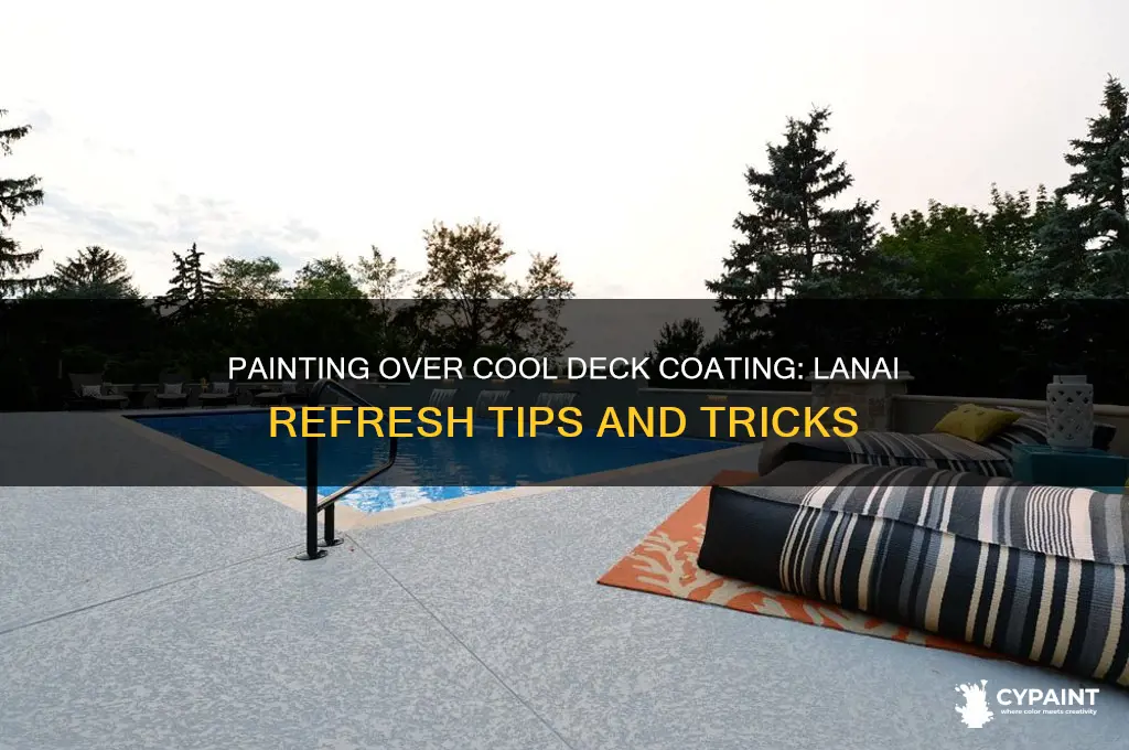 can you paint over cool deck coating on a lanai