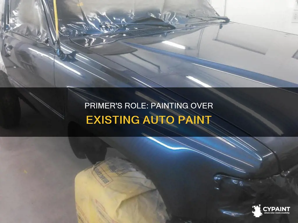 can you paint over existing auto paint without primer