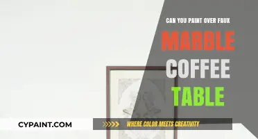 Revamping Your Faux Marble Coffee Table: A Painter's Guide