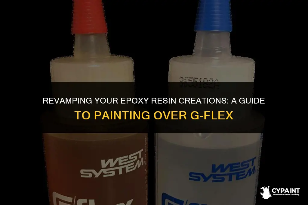 can you paint over g-flex epoxy resin