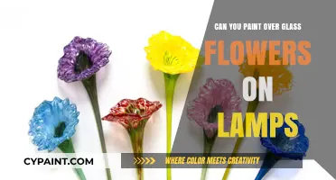Revamping Glass Flowers: A Guide to Painting Over Lamp Decorations