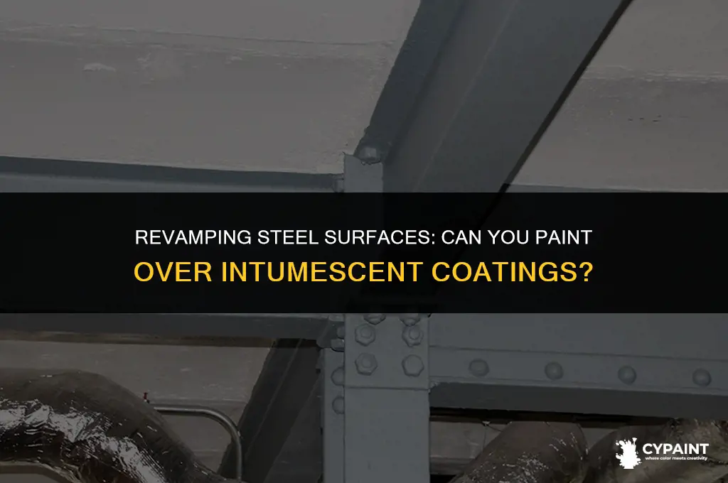 can you paint over intumescent paint on steel