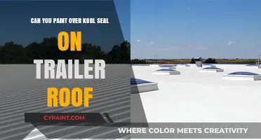 How to Paint Over a Kool Seal Trailer Roof