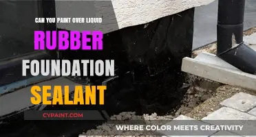 Revamping Your Foundation: Painting Over Liquid Rubber Sealant
