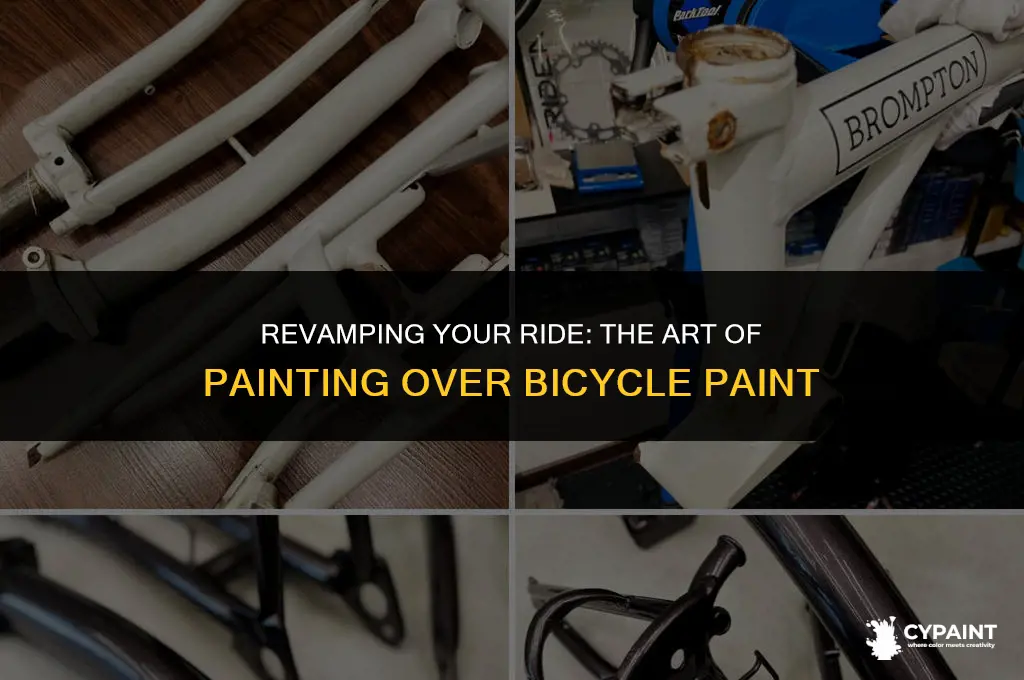 can you paint over paint on a bicycle