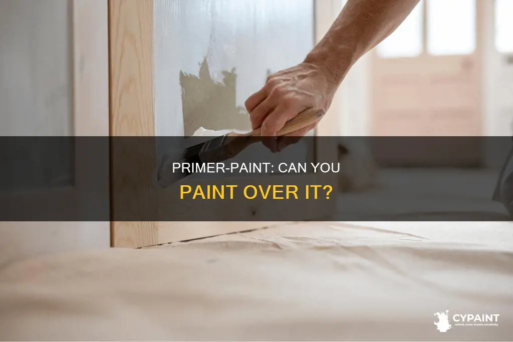 can you paint over paint with primer in it