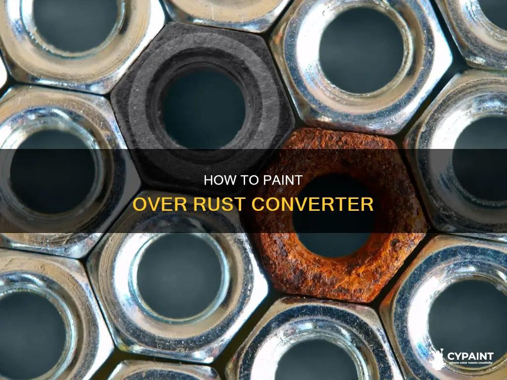 can you paint over residue krud kutter rust converter