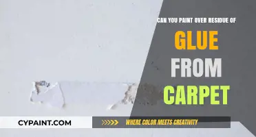 How to Paint Over Carpet Glue Residue
