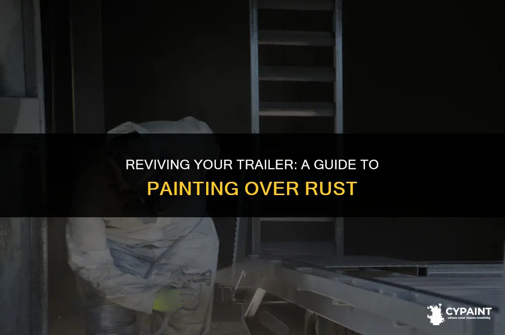 can you paint over rust on a trailer