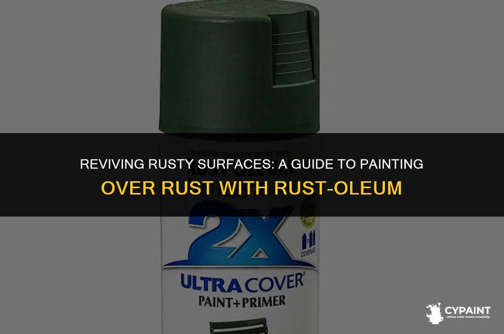can you paint over rust with rustoleum paint