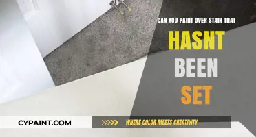 How to Paint Over an Unfinished Stained Surface