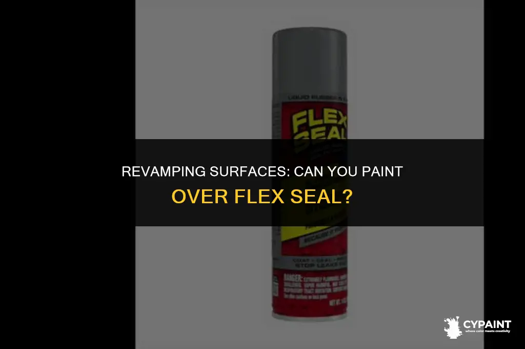 can you paint over top of flex seal