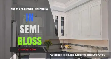 How to Paint Over Semi-Gloss Trim