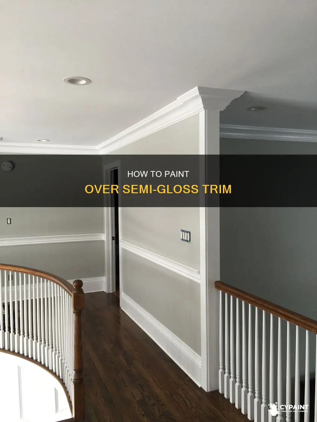can you paint over trim painted in semi gloss