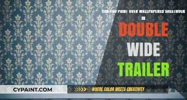 Painting Over Wallpaper in Double Wide Trailers: Sheetrock Tips