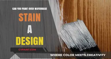 Revamping Your Space: Painting Over Water-Based Stains with Creative Designs