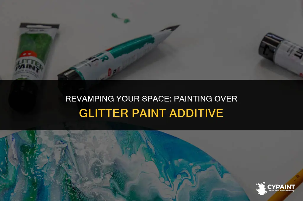can you paint over wellmade glitter paint additive