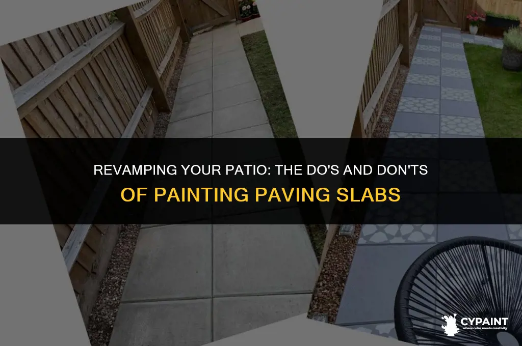 can you paint paving slabs with fence paint