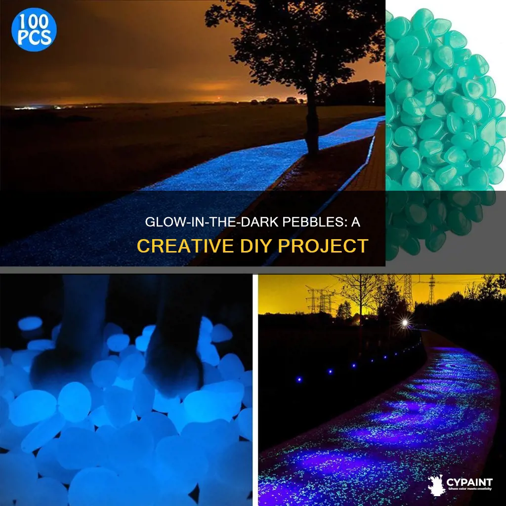 can you paint pebbles to glow in the dark