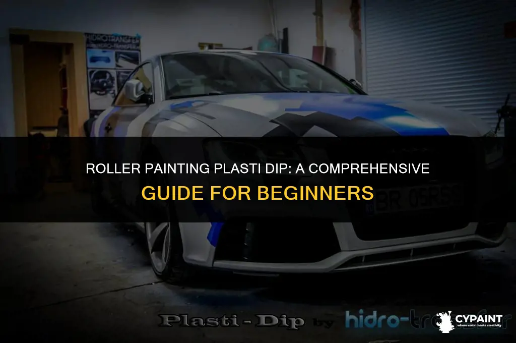 can you paint plasti dip with a roller