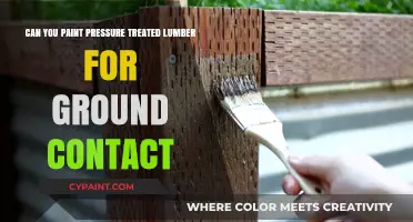 How to Paint Pressure-Treated Lumber for Ground Contact