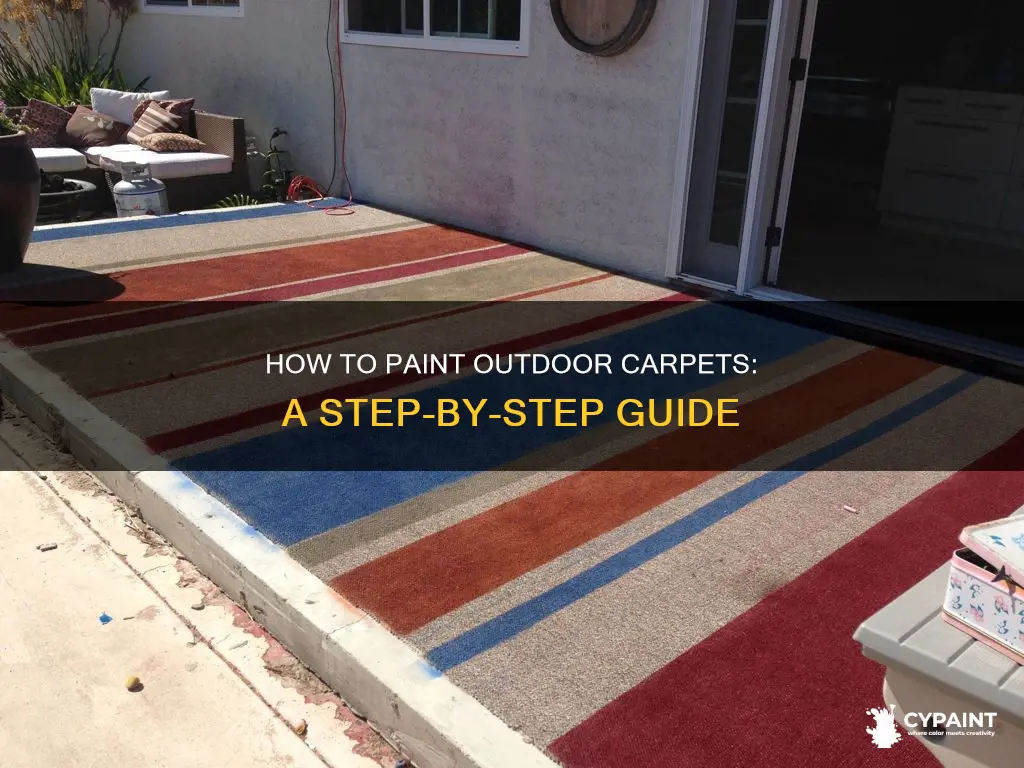 can you paint putdoor carpets that aren