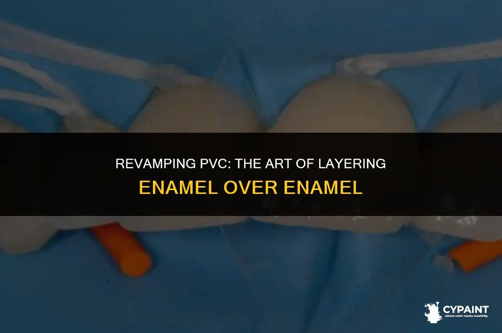 can you paint pvc with enamel over enamel