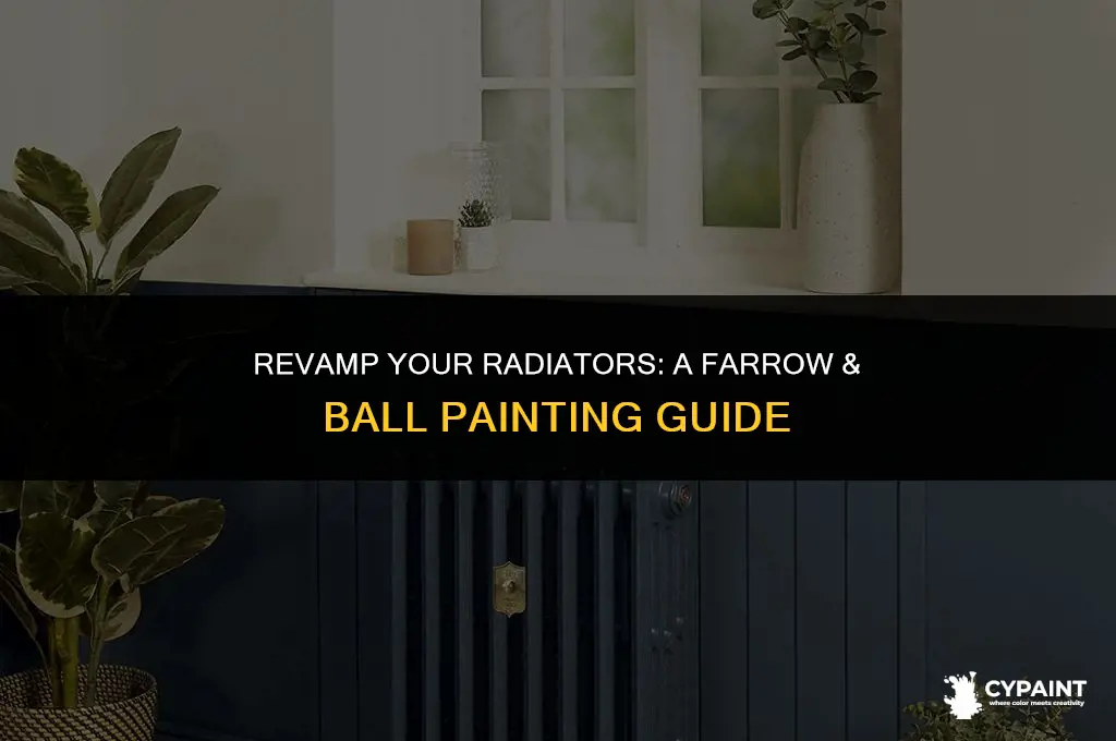 can you paint radiators with farrow and ball