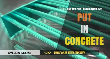 Painting Rebar Before Concrete Pour: Yes or No?