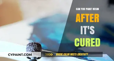 Reviving Creativity: Can You Paint Resin After It's Cured?