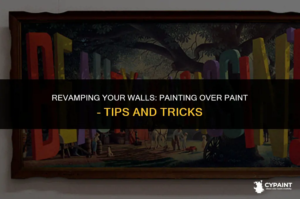 can you paint right on top of paint