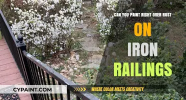 How to Paint Over Rust on Iron Railings
