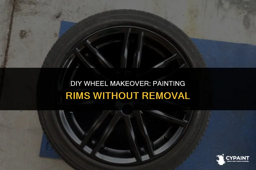 can you paint rims without taking them off