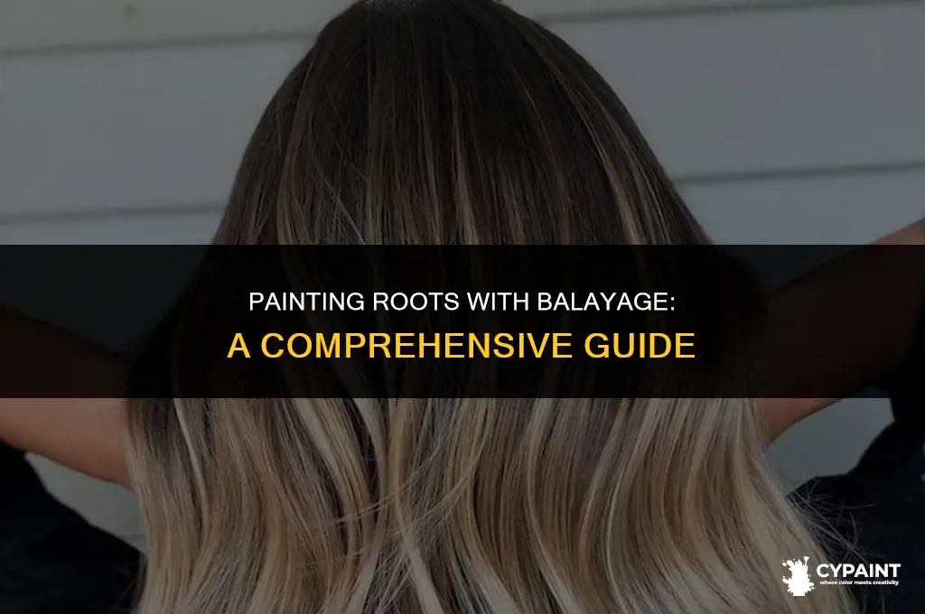 can you paint roots too when doing balayage