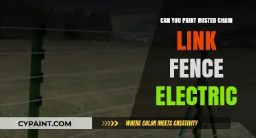 Revitalize Your Fence: Painting a Rusted Chain Link Fence Electric