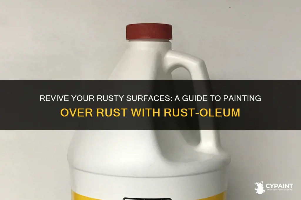 can you paint rustoleum paint right over rust