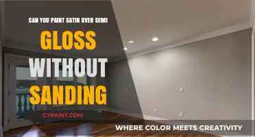 Satin Over Semi-Gloss: Sanding Not Always Necessary