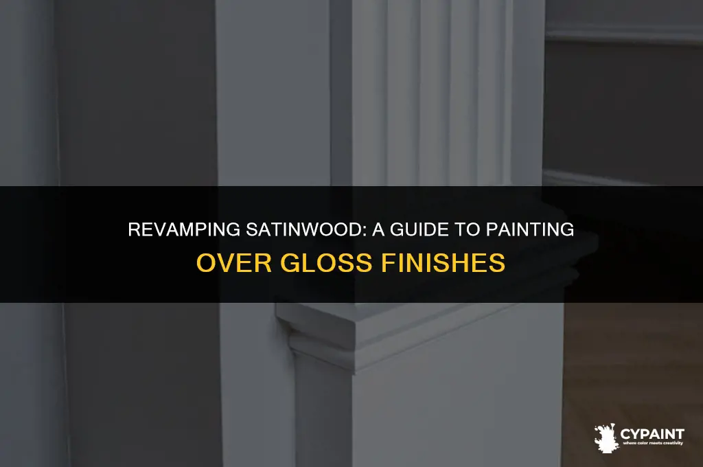 can you paint satinwood on top of gloss
