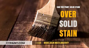Revamping Your Woodwork: Can You Paint Solid Stain Over Solid Stain?