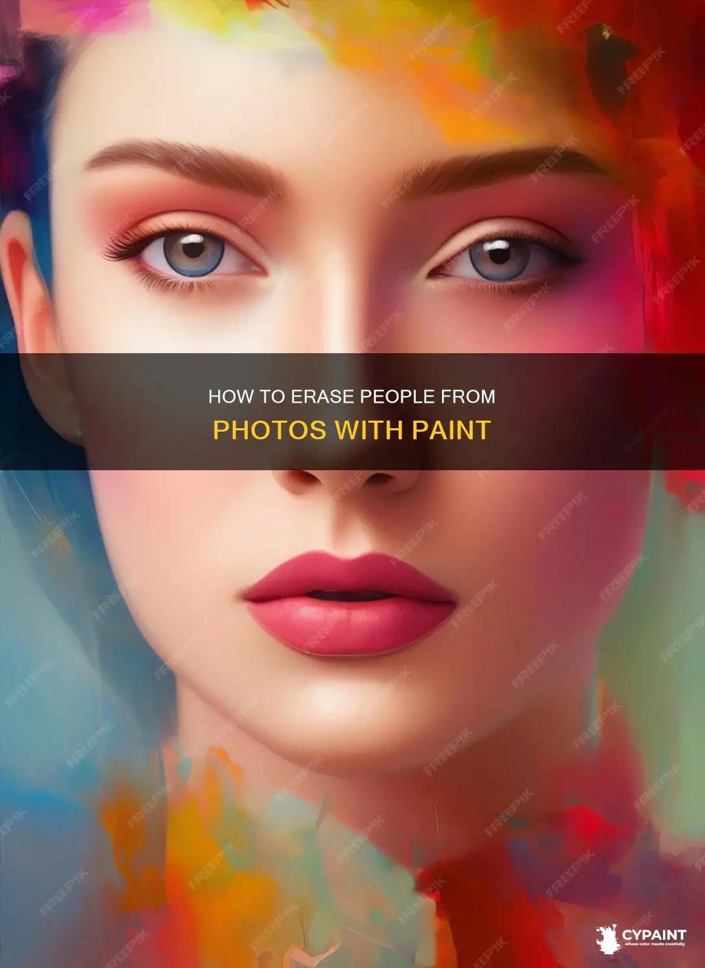 can you paint someone out of a photo portrait