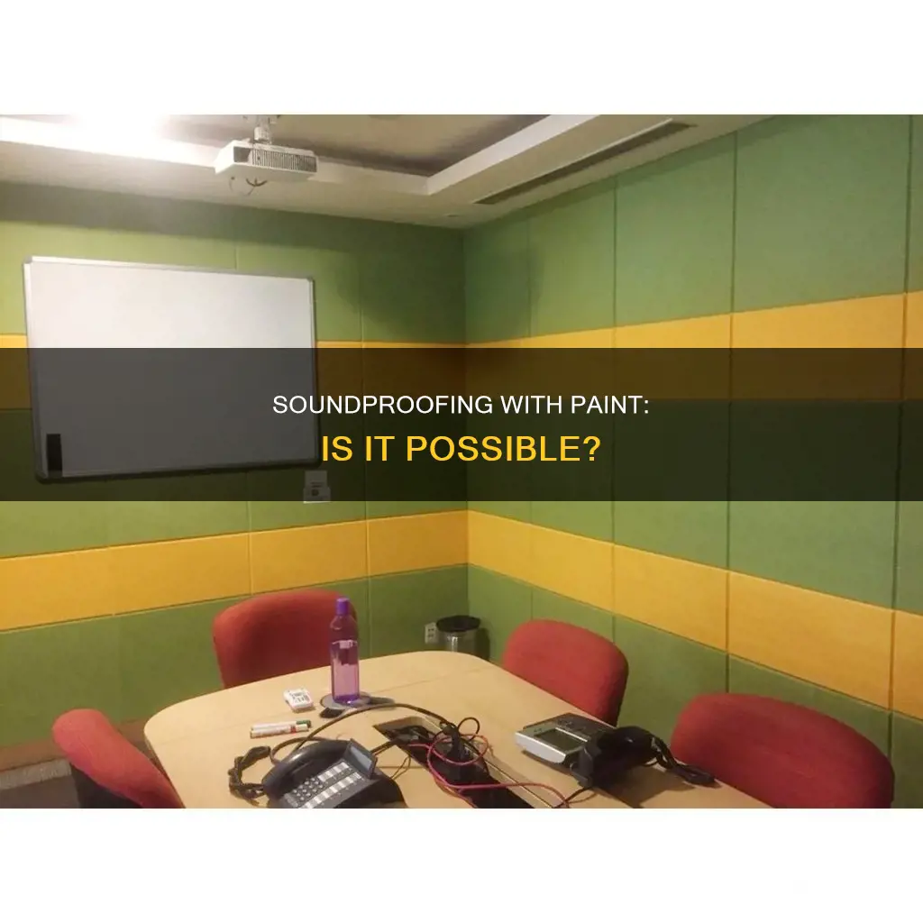 can you paint something that helps with sound proofing