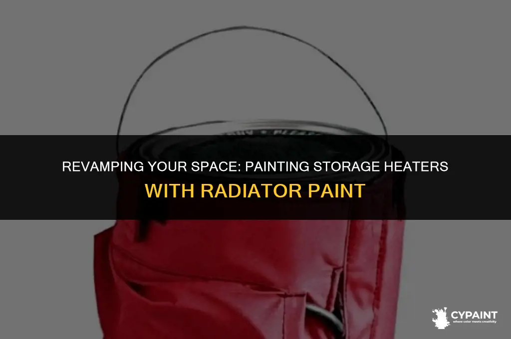 can you paint storage heaters with radiator paint