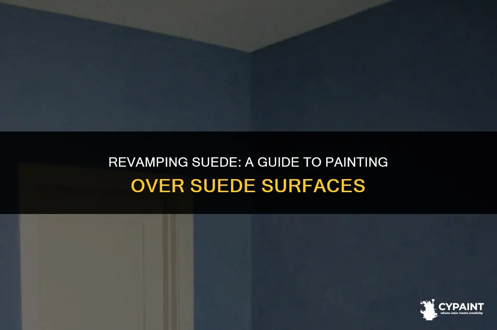 can you paint suede paint over suede paint