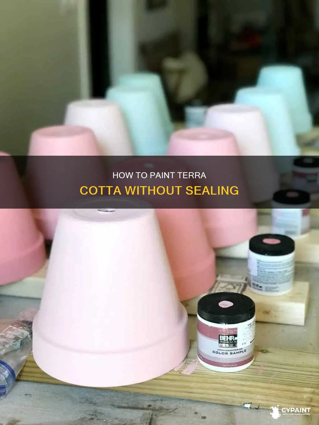 can you paint terra cotta without sealing it first